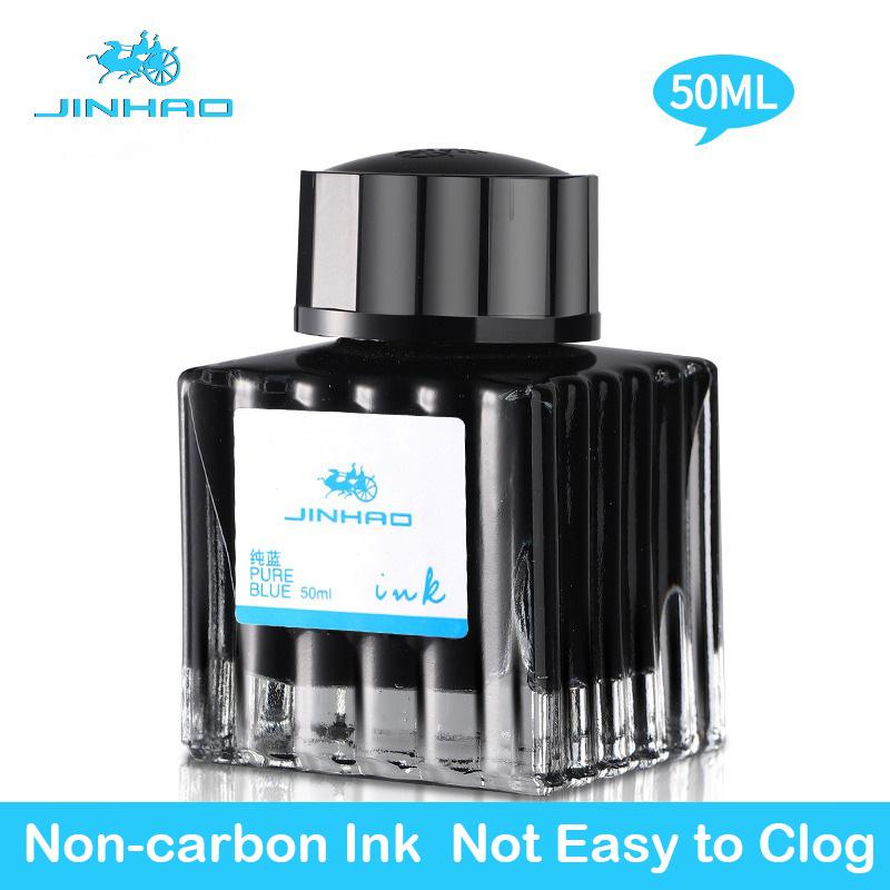 JINHAO 30/50/100мл Неуглеродимые Чернила для Перьевых Ручек Картриджи Заправка Чернила в Стеклянных Флаконах Перьевая Ручка Офисные Школьные Принадлежности Канцелярские Товары