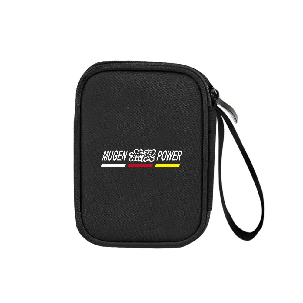 AQW1 Car Digital Supplies Storage Bag Key USB Cable Earphone Organizer Box For Honda Civic Accord Hrv Jazz CR-Z Element Insight MDX