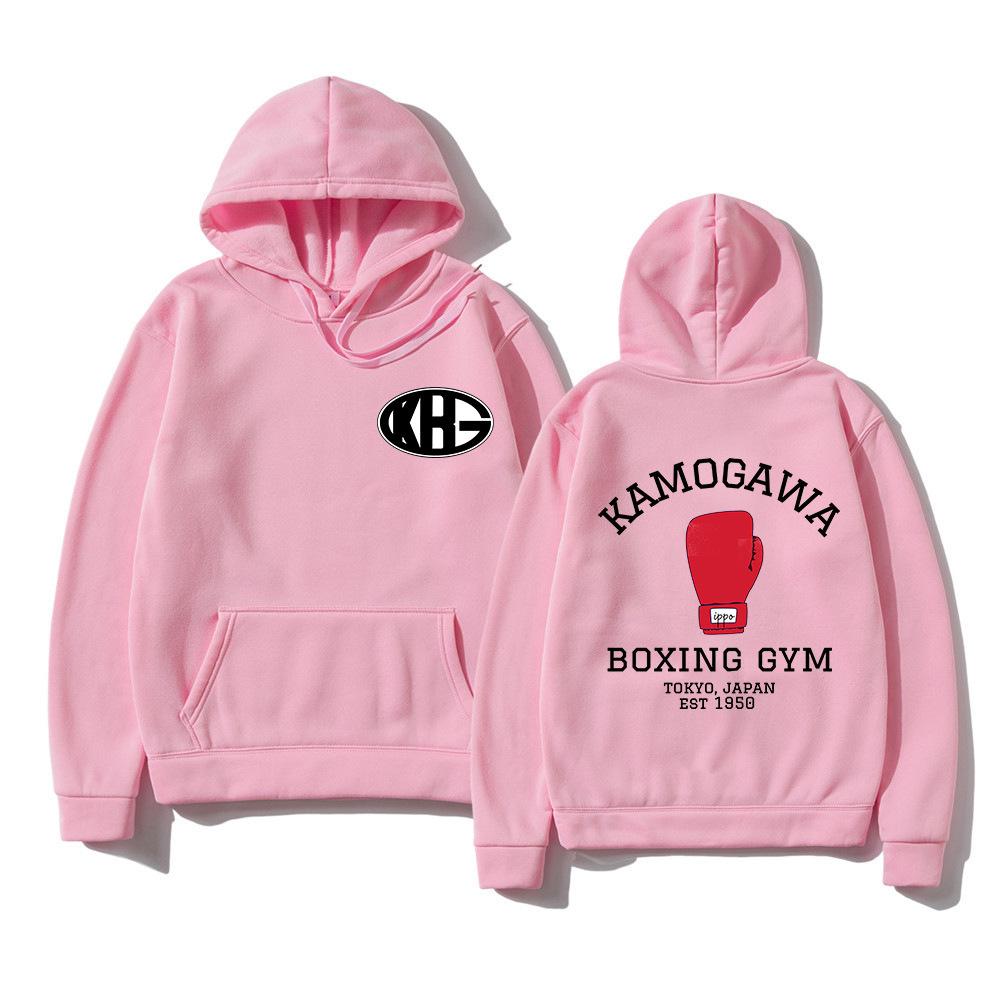 Горячая аниме-толстовка Hajime No Ippo Kamogawa Boxing Gym Hoodies Women Sweartshirt
