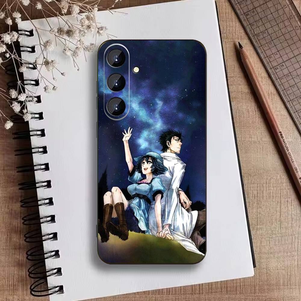 Чехол для телефона STEINS GATE F-Rintaro O-Okabe для Samsung Galaxy A73,21,22,32,71,53,52,51,80,5G Мягкий черный чехол