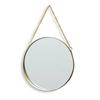 Round/Hexagonal/Rectangle Creative Makeup Mirror Metal Chain Wall Hanging Mirror  Bathroom