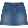 New MLB New York Yankees Denim Short Skirts Women's Blue 3FDSV0144-50INS