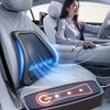 Сетчатая подушка-поддержка поясницы для автомобиля с функцией вентилятора, эргономичная подушка-поддержка спинки сиденья автомобиля для комфорта при ежедневных поездках