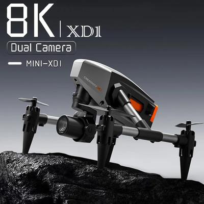 XD1 Pro Mini Drone 4k Profesional с 8K HD камерой Fpv аэрофотосъемка сплав складной квадрокоптер для детей игрушки дроны