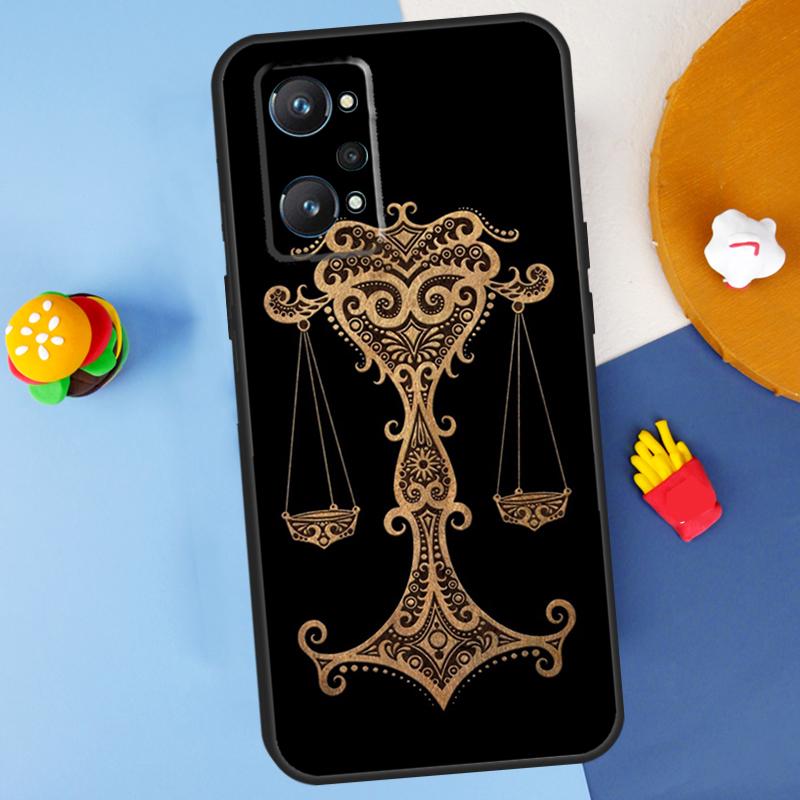 Знаки Зодиака Для Чехла Realme GT7 Pro GT 6T 6 5 C67 C61 C55 C53 C51 C21Y C25S C75 10 11 12 13 14 Pro Plus