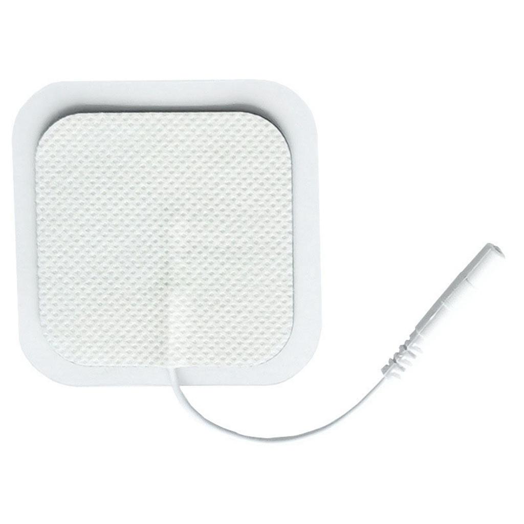 10pcs 2in Electrode Patches 2mm Pin Connector Replacement Reusable Massaging Electrode Muscle Patches for Electrotherapy