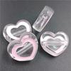 4pcs Acrylic Transparent Drip Oil Love Beads DIY Handmade Material Jewelry Phone Case Accessories