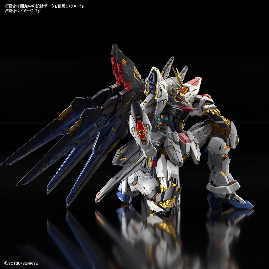 BANDAI SPIRITS MGEX Mobile Suit Gundam SEED DESTINY Strike Freedom Gundam Scale Plastic Model 1/100 Color-coded
