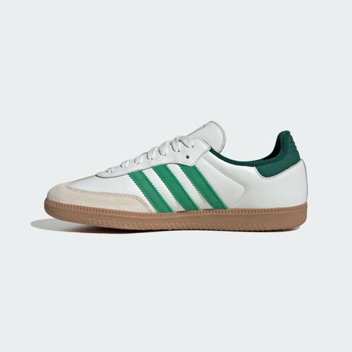 adidas КРОССОВКИ SAMBA OG БЕЛЫЕ/ЗЕЛЕНЫЕ JI3202 Размер Унисекс
