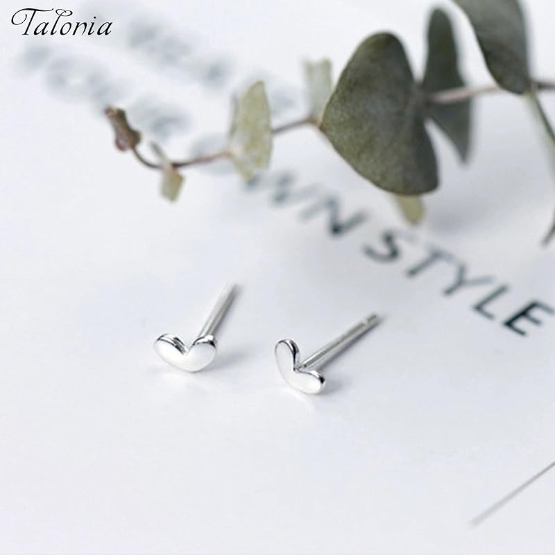 Серьги комплект маленькая пара Популярность Совместимо с аллергией на металлы Оставьте его включенным Серебро 925 пробы Различные виды пирсинга Мило 6 пар Модная женщина