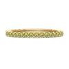 Peridot Eternity Band Ring - Sterling Silver Gold Vermeil