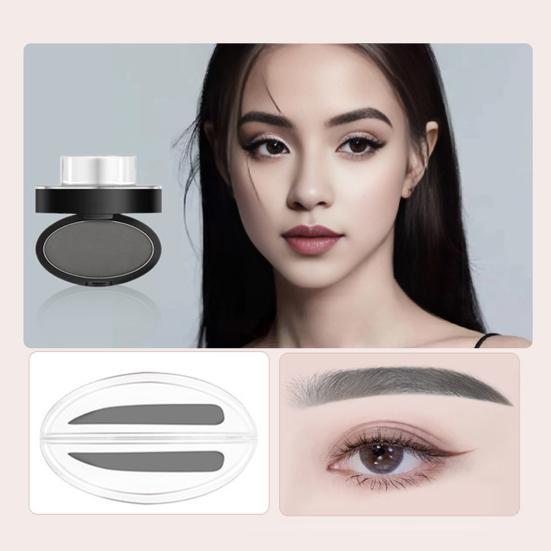 1/2 шт 6 г пудра для бровей водостойкая натуральная стойкая не размазывается ленивая женская форма бровей для девочек