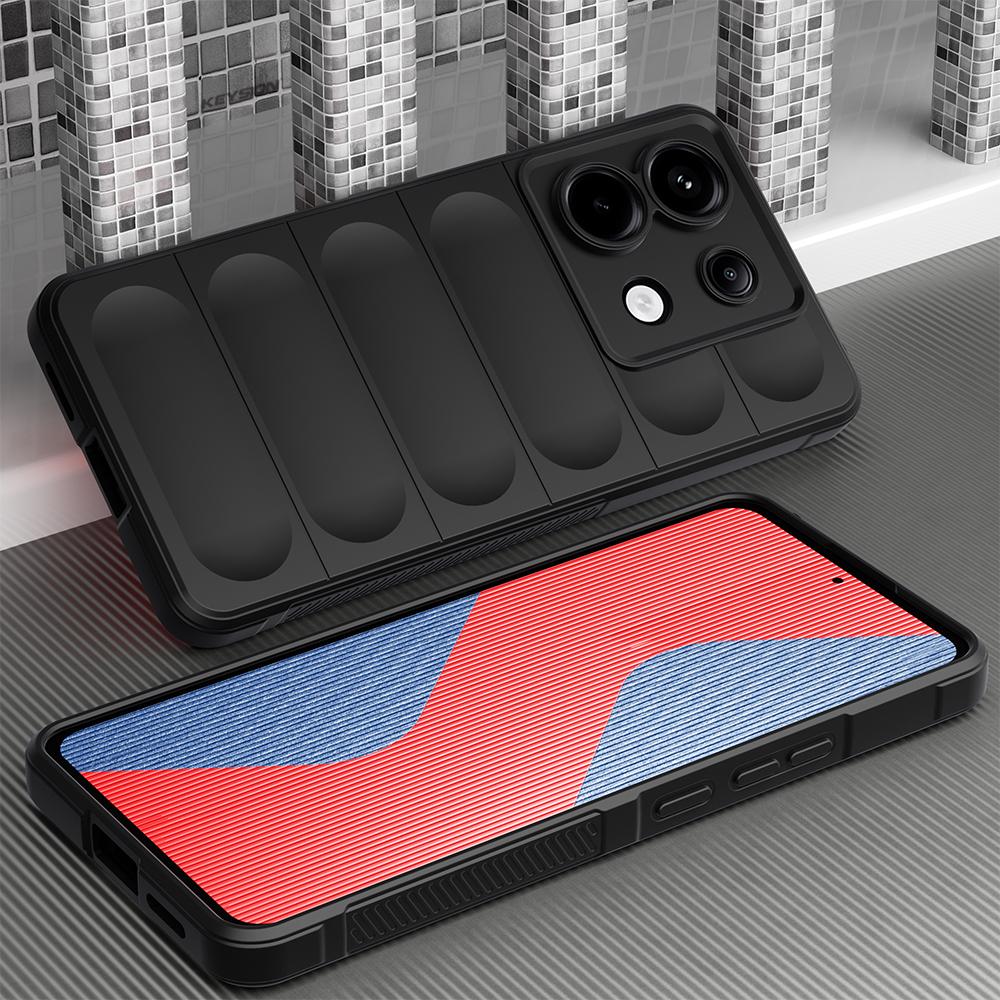KEYSION Противоударный чехол для Redmi Note 13 Pro 5G 12 Pro + 5G, противоскользящий мягкий силиконовый чехол для телефона Xiaomi POCO X6 Pro X5 Pro 5G