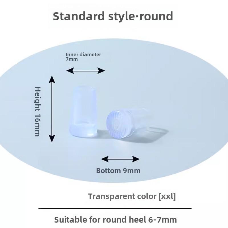 Silent Anti-Slip Stiletto Heel Protectors: Mute, Wear-Resistant Pads for Women's High Heels