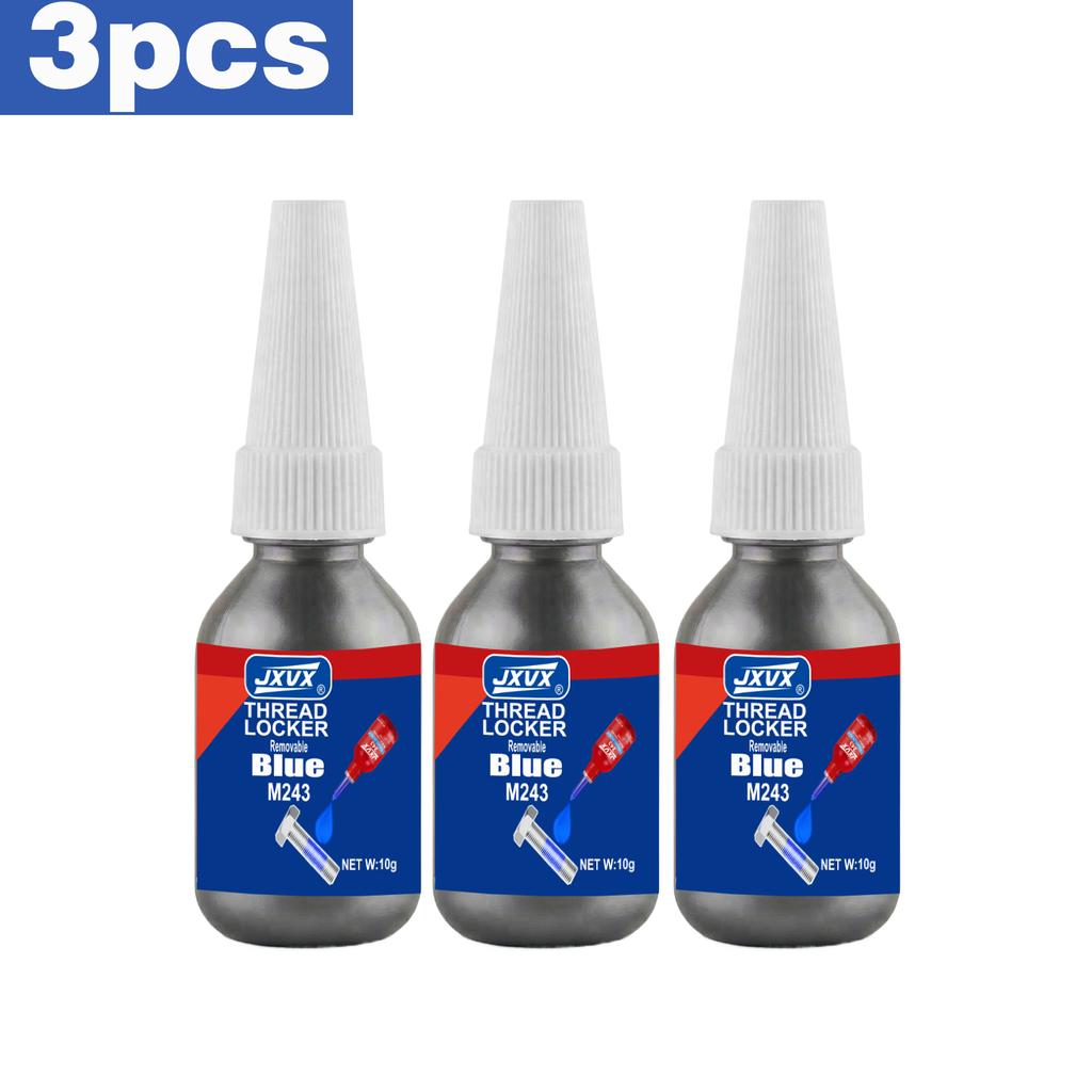 Blue Medium Strength Threadlocker Removable Quick-Drying Screw Locking Agent Industrial Thread Sealant 50ml Thread Locking Liquid Strong Anti-