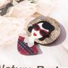 Blucome Модная фигурная брошь, акриловая корсаж для девочек, пальто для девочек, шляпа, сумка, булавки для хиджаба, подарки