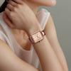 Casio SHEEN Квадратный дизайн с сапфировым стеклом простое золотое покрытие ультратонкий водонепроницаемый кварцевый механизм стальной ремешок Японский SHE-4537PG-4AUPRD