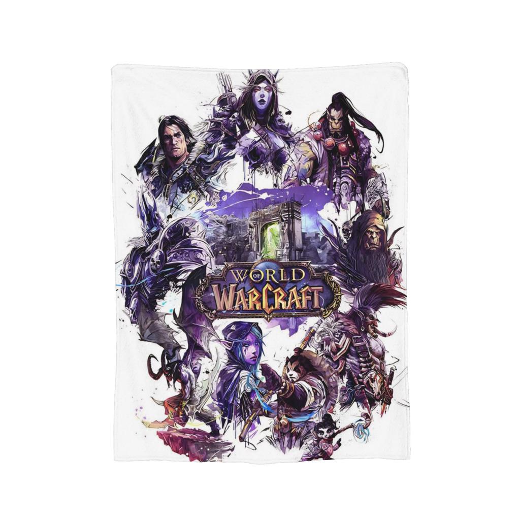 World of Warcraft Плед Элиза Фланелевый Теплый Плед для Дома Дивана Спальни Одеяло