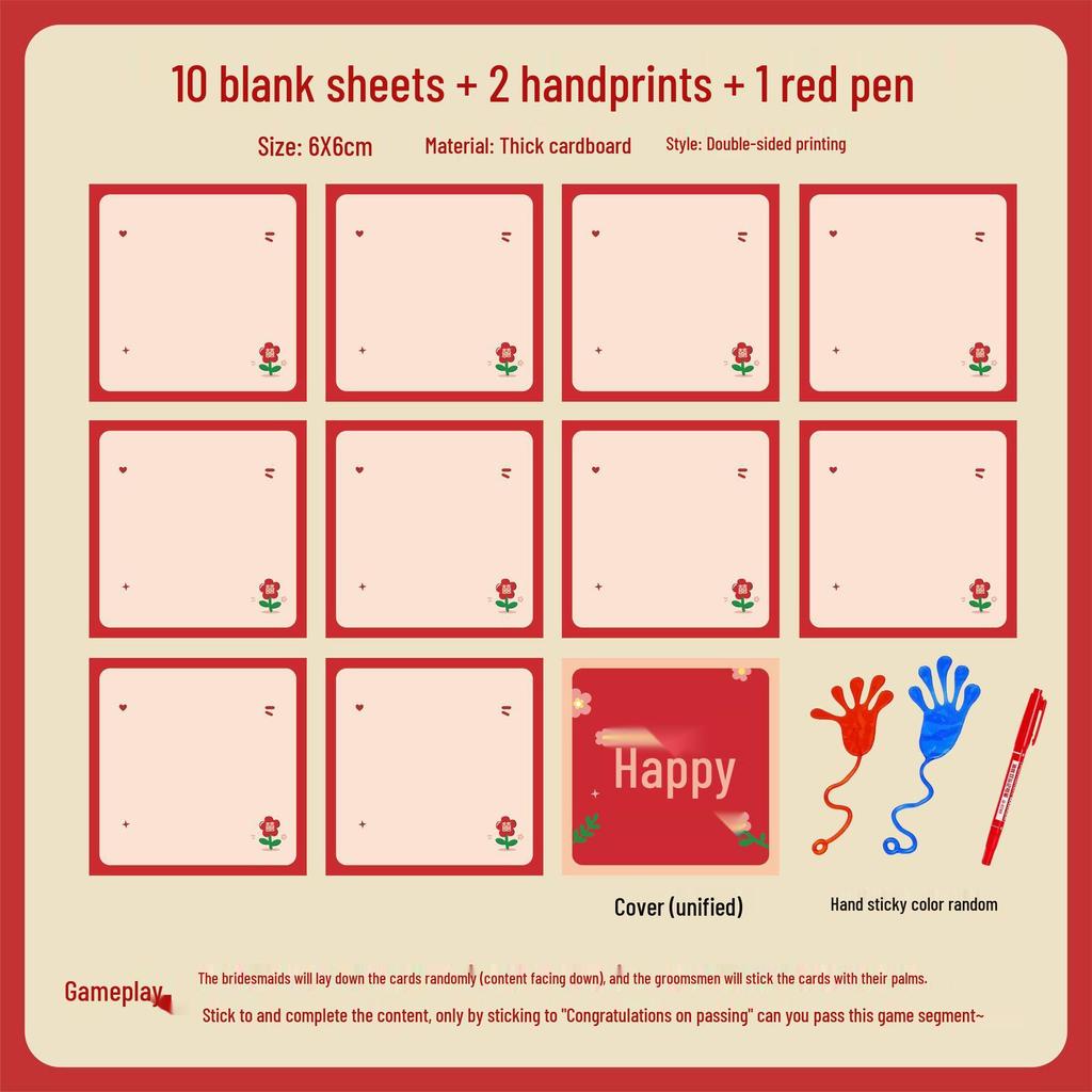 New Wedding Door Blocking Games: Funny Sticky Card Pranks for Groomsmen and Bridesmaids