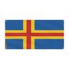 Bannière Drapeau d'Aland - - 70x140cm - Прочный полиэстер - 6 крепёжных отверстий