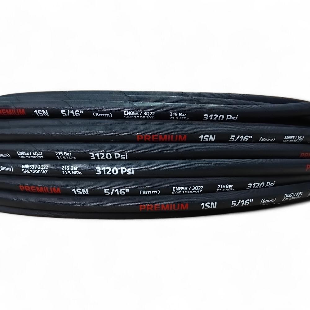Premium Wąż Hydrauliczny Dn06 1Sn (1/4") 225 Bar