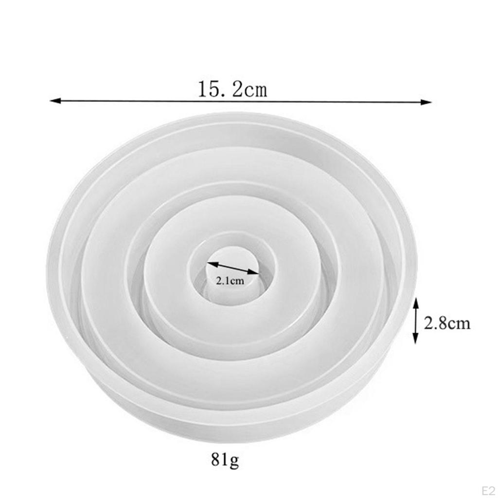 Tea Light Candle Holder Model, Resin Model Decorative Durable Handmade Cylinder