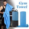Microfiber Quick Dry Gym Towel Silver ION OdorFree Absorbent Fiber Fast Drying Workout Gear for Body Sweat Working Out Towels