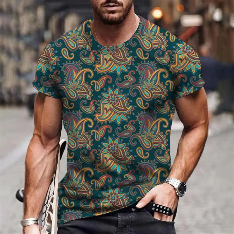 Винтажная мужская футболка Повседневная уличная мужская одежда Летние свободные футболки с короткими рукавами Топы Размер XXS-6XL