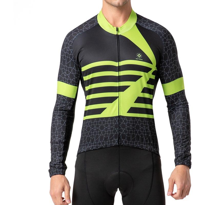 Дышащие велосипедные майки, комплект одежды для велоспорта, быстросохнущая мужская велосипедная одежда с длинными рукавами, костюм, колготки