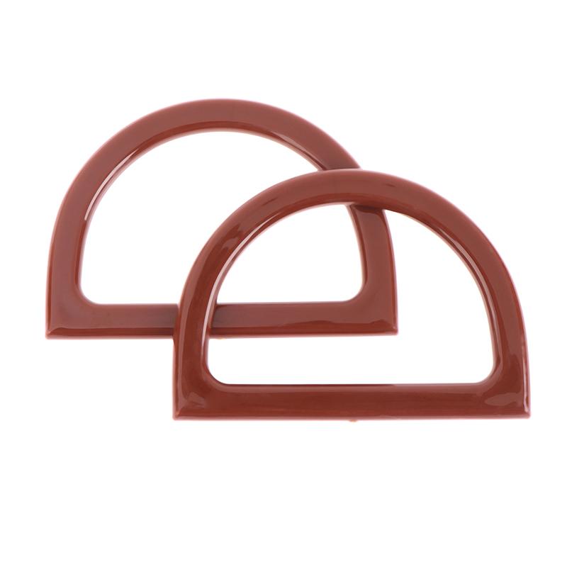 1 пара круглых D-образных ручек для сумки, металлическое кольцо, сменные ручки для сумки, кошелек «сделай сам», аксессуары ручной работы для багажа