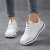 Ladies Spring New Waterproof Leather Soft Sole Casual Sports Shoes Sports Light and Comfortable Running Shoes
