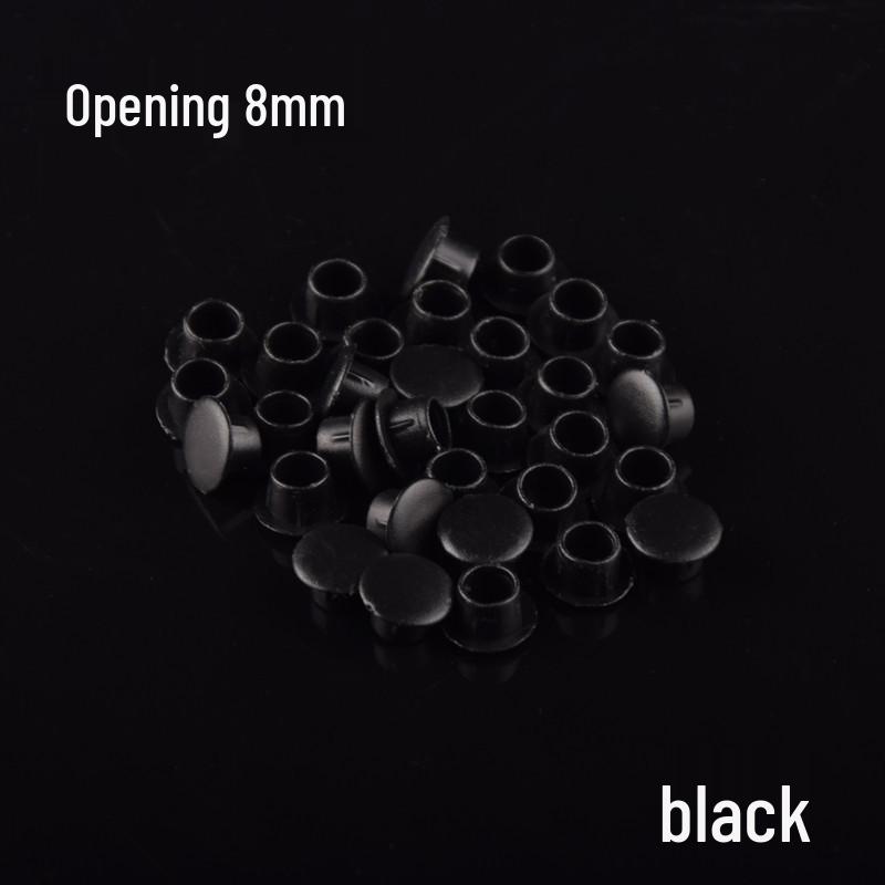 Круглые пластиковые заглушки для отверстий для шкафов и гардеробов - Декоративные пылезащитные крышки для винтов