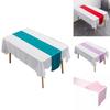 Chic Red Satin Table Runner For Beautifully Decorated Buffets And Parties