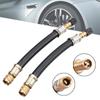 1/4Pcs Flexible Rubber Tyre Valve Extension 210mm - Twin Wheel Lorry Van Bus Adapter Car Accessories Bike Accessories