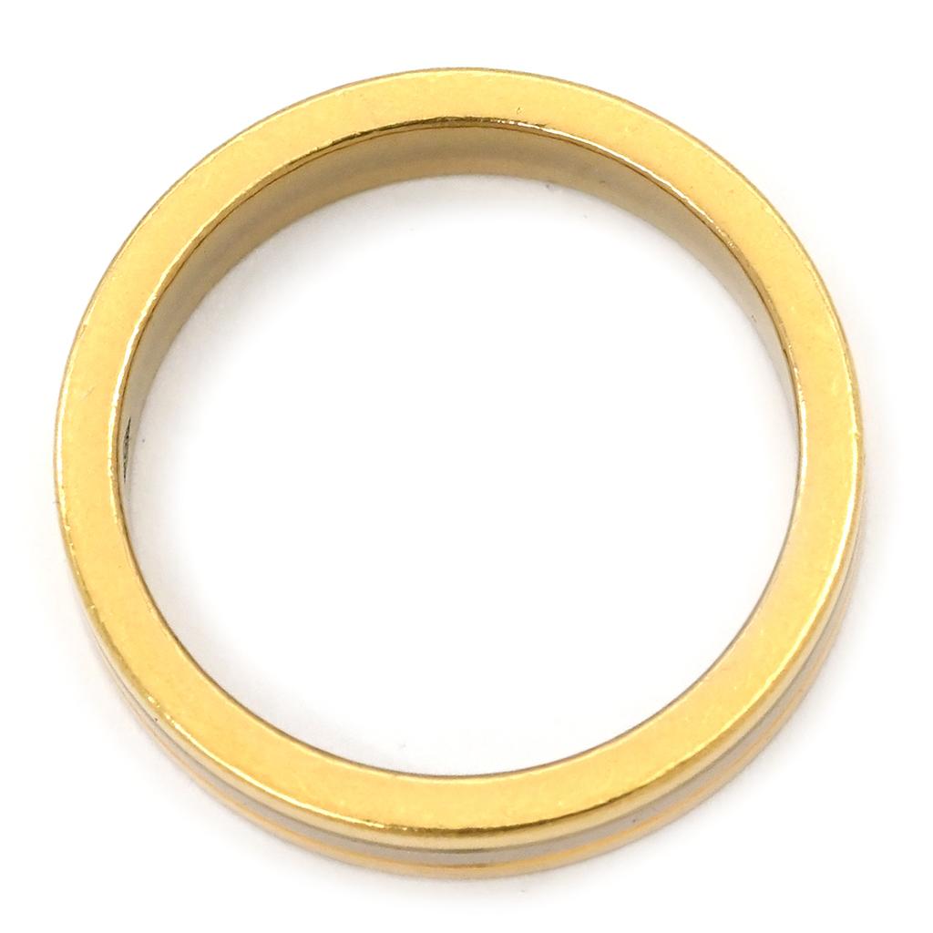 Cartier B4052200 Louis Cartier VendomeRing ring K18WG/18K Yellow Gold #9(JP Size) Array