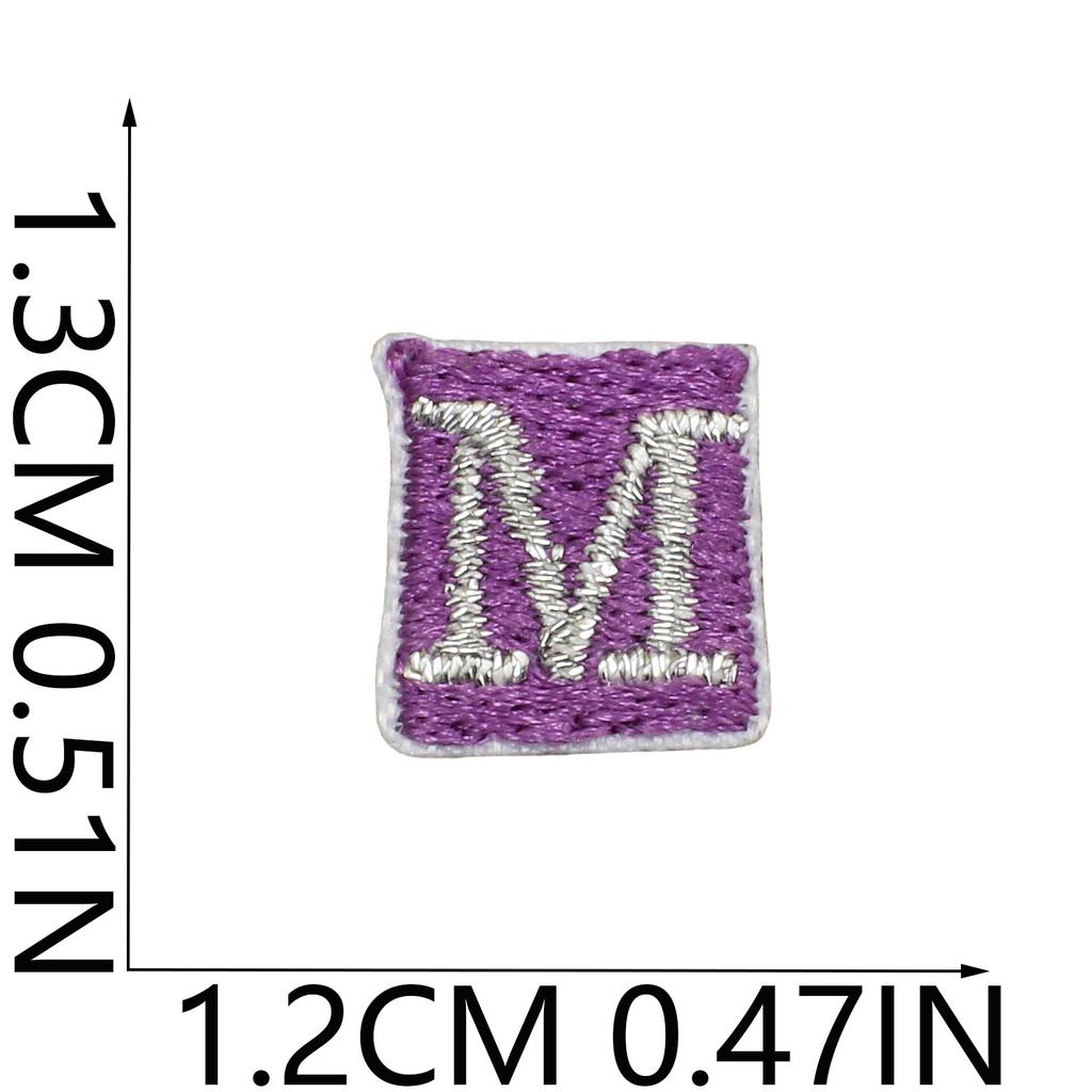 English Letter Embroidery Cloth Sticker Small Size Diy Pendant Decorative Patch Sticker Love Star Letter Embroidery Chapter Boy