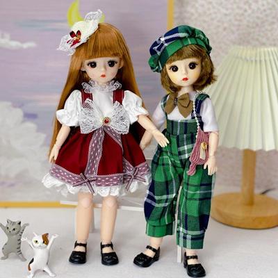 1/6 BJD кукла 30 см с несколькими подвижными суставами и макияжем для лица, модная одежда, высококачественные игрушки для девочек, кукла для друга, праздничный подарок