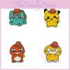 Cute Cartoon Pokmon Metal Badge Pet Elf Gengar Psyduck Pokmon Brooch Accessories