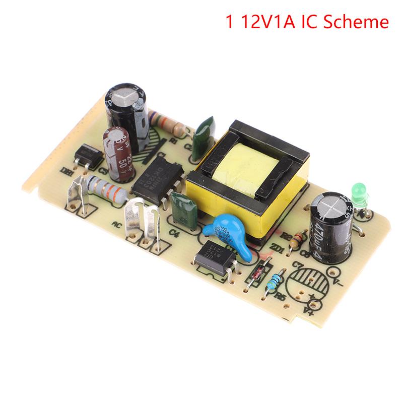 Новый 1 шт. AC-DC 12V 1A Импульсный Модуль Блока Питания Голая Плата AC 100-240V To 12V