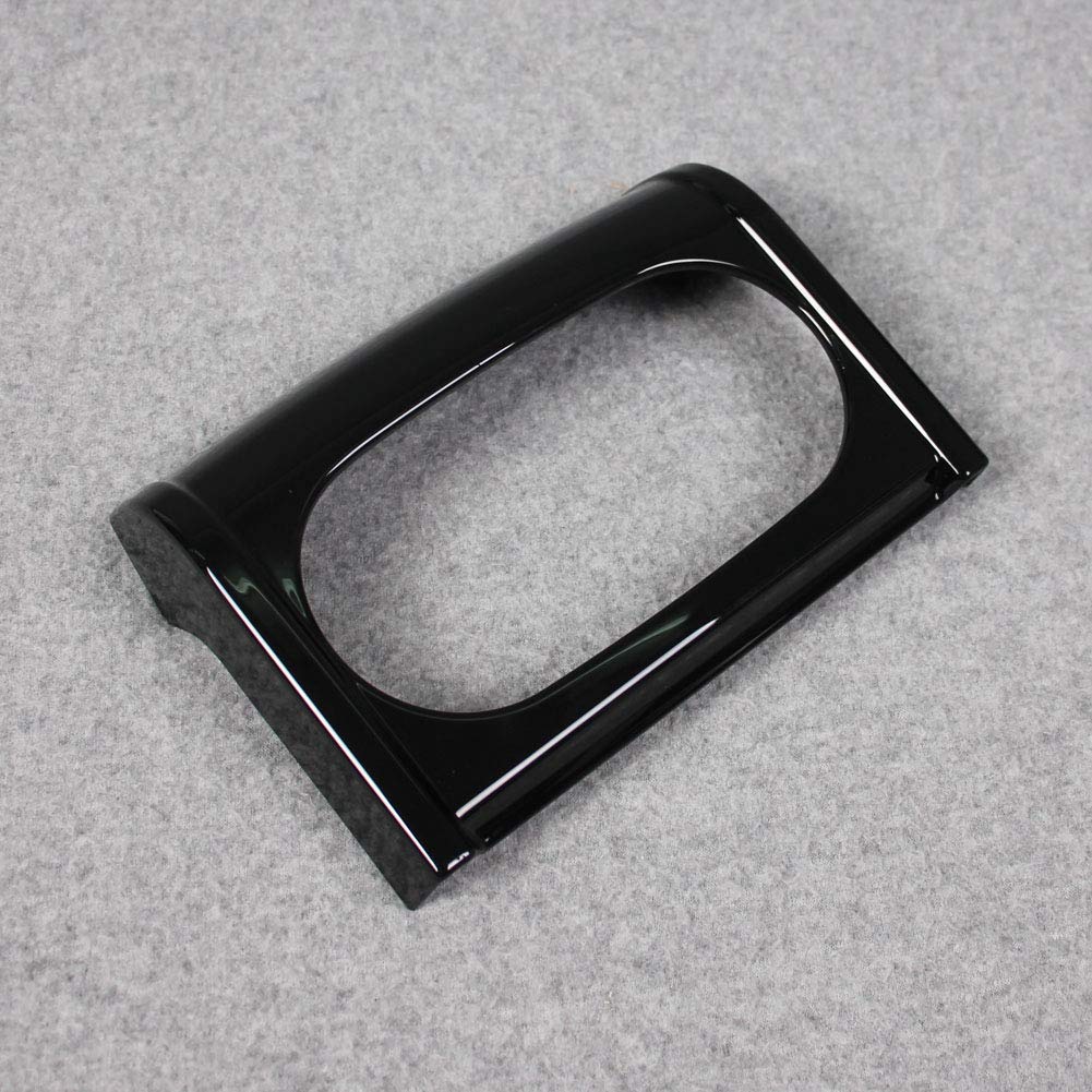 RUIQ Накладка-декорация на подстаканник салона для Mitsubishi New Delica Standard D5 комплектации, цвет черный рояльный лак