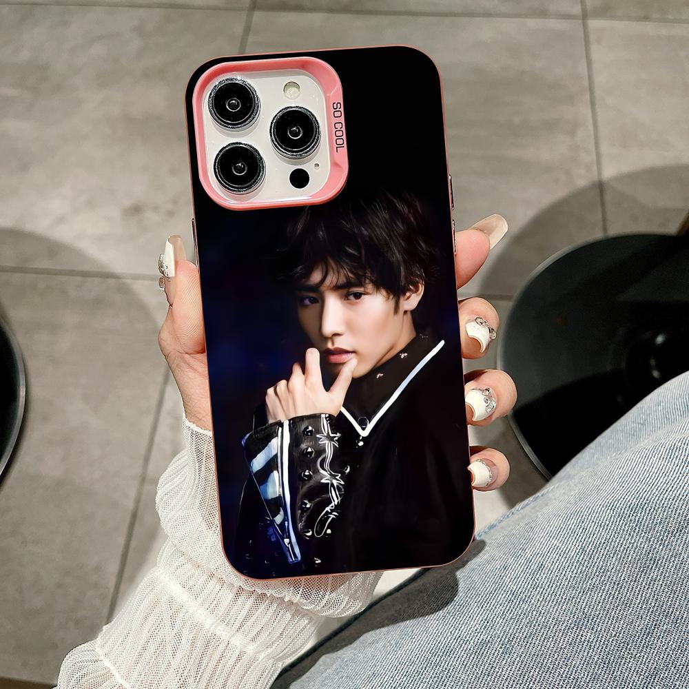 Akaso Eiji Pink Translucent Mobile Phone Case for iPhone 17 16 15 14 13 12 11 X XR XS Air Pro Max Plus Colorful Cover