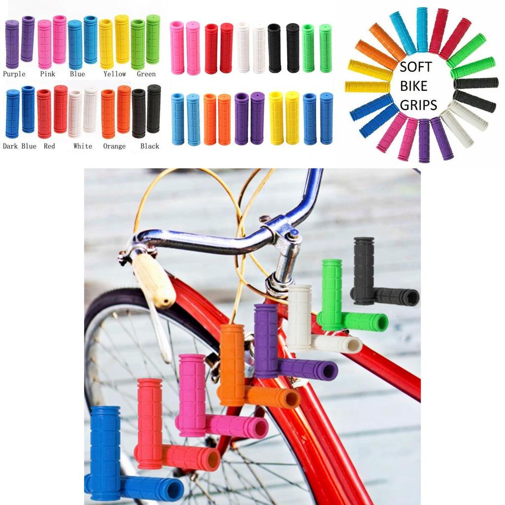 Premium Soft Bike Handle Grips With Custom Raised Surface For Control