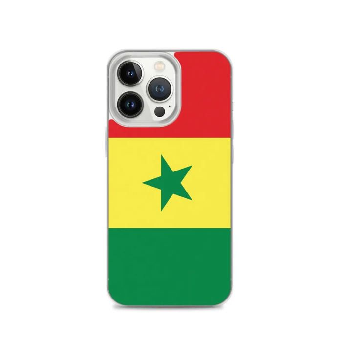 Coque Télephone Drapeau Sénégal - iPhone 13 Pro
