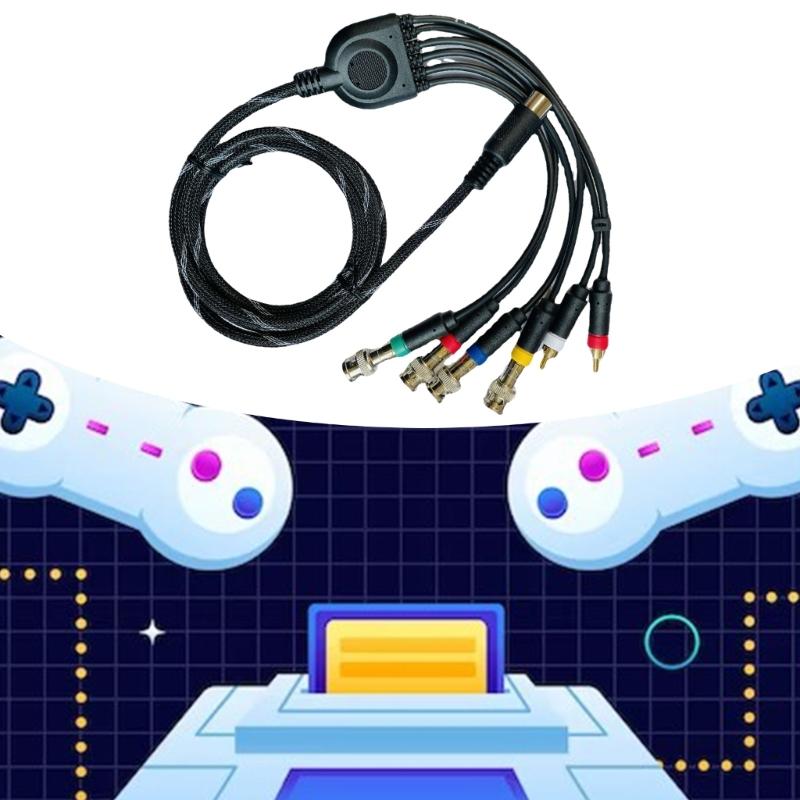 Компонентный композитный кабель Кабель для цветных мониторов Экологически чистый компонентный композитный кабель ABS для консолей MD1