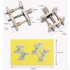 2Pcs Watch Movement Clamp Repair Tools Sturdy Extensible Universal Reversible Case Vice for