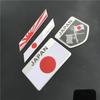 1 X Metal Japanese Flag Badge Sticker JDM Car Rear / Side Door / Body Emblem Decal
