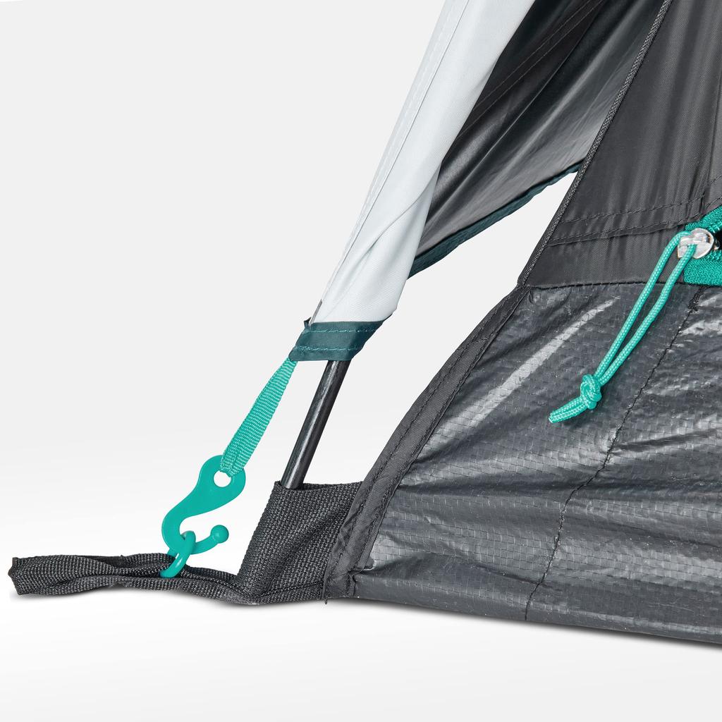 Палатка QUECHUA Decathlon Легкая, жаро-ветренная, легко устанавливается, легко переносится MH100 FRESH BLACK Для 2 человек, легко устанавливается, давление воды, двойная, для кемпинга/скалолазания/походов