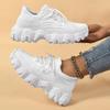 Shoes Women's 2025 Lace-up Fly-woven Socks Shoes Fashion Trend Sports Shoes Shoes One Pedal Lazy Shoes