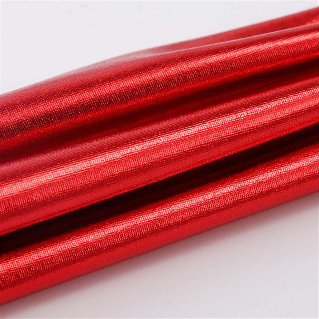 Metallic Gloves Nightclub Dancing Gloves Christmas Party Accessory Full Finger Stretchy Gloves for Concert Opera