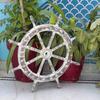 Handmade Nautical Decor Wooden Ship Wheel Home Decor  36